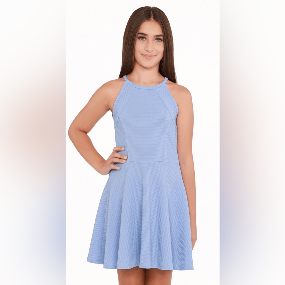 Sally Miller Girls Light Blue Dress